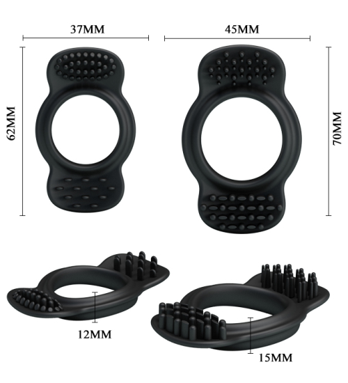 Dwa pierścienie uciskowe