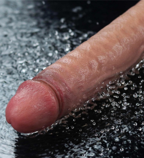 Poręczny realistyczny wibrator 22 cm