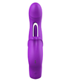 Fioletowy wibrator z flappingiem