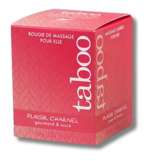 Świeca do masażu Taboo - słodkie kakao