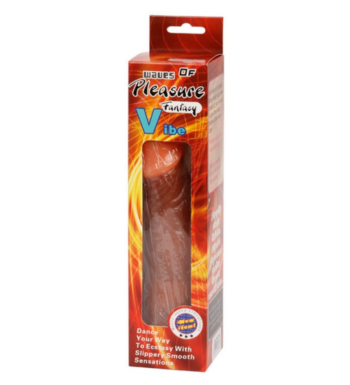 Realistyczny brązowy wibrator