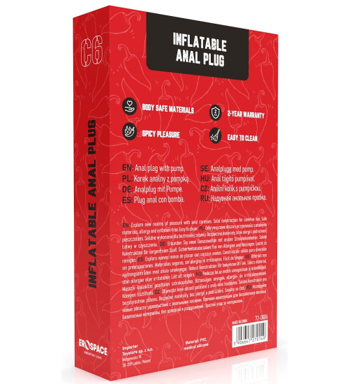 Rosnący korek analny - pompowany