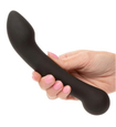 Czarne dwustronne silikonowe dildo 
