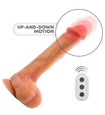 Realistyczne dildo z ruchem posuwistym sterowane pilotem