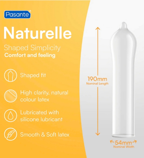Prezerwatywy Pasante Naturelle - 3szt.