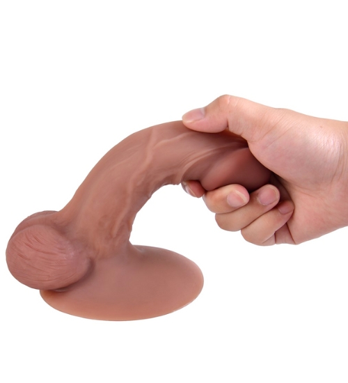 Realistyczne dildo z szeroką przyssawką