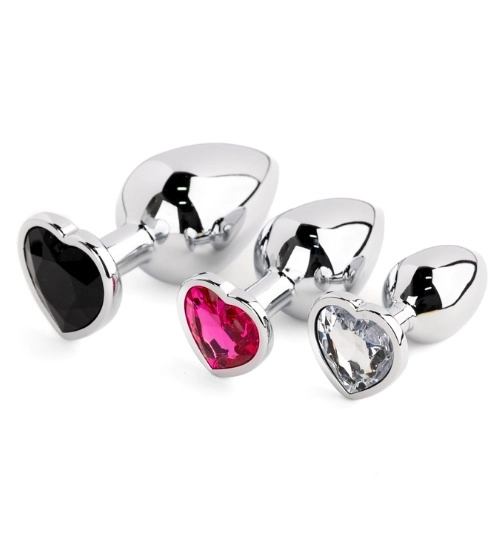 Jewellery - Silver Heart PLUG - SET pol_pl_Jewellery-Silver-Heart-PLUG-SET-7740_3