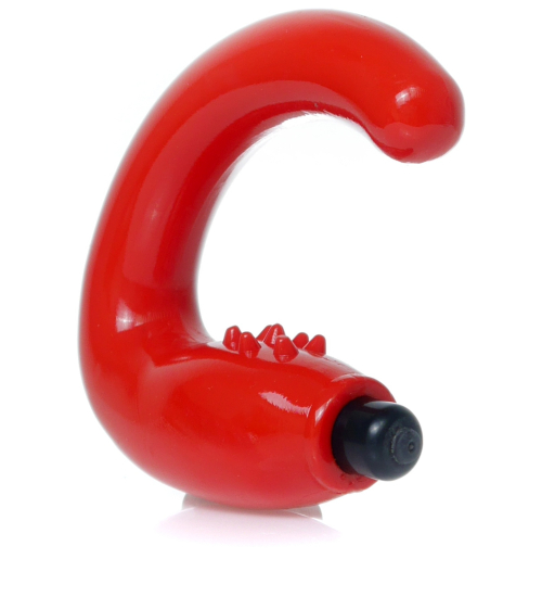Żelowy masażer prostaty red
