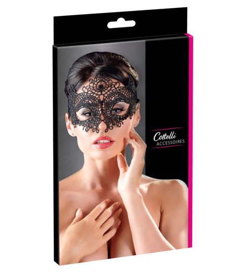 Zmysłowa haftowana maska na oczy