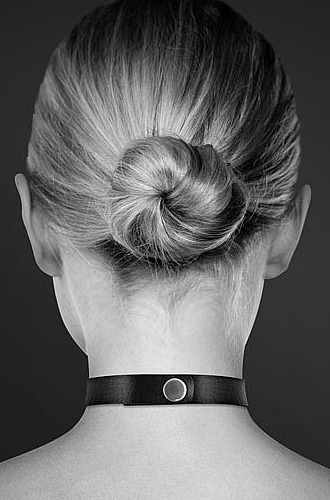 Damska obroża z kółkami Bijoux