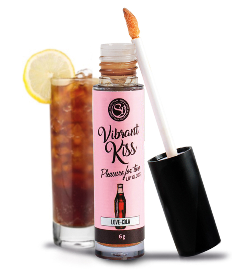 Lip Gloss Vibrant - wibrujący błyszczyk cola