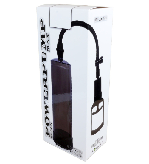 Czarna pompka do penisa