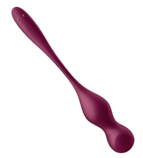 Wibrujące kulki gejszy - wymienne końcówki - pilot