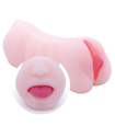 Poręczny masturbator oralno - waginalny
