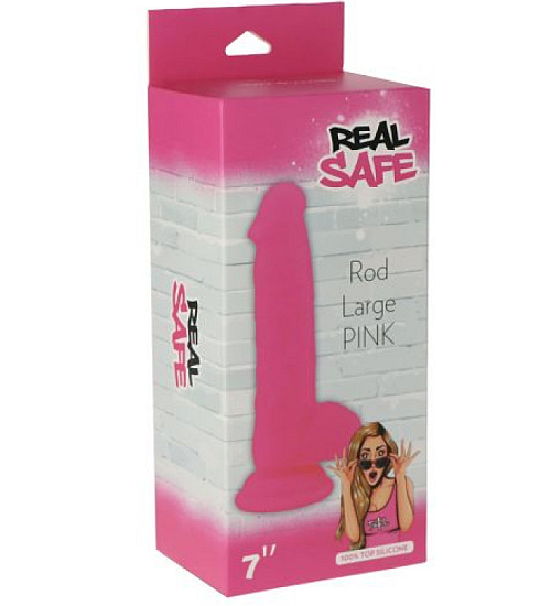 Duże różowe dildo