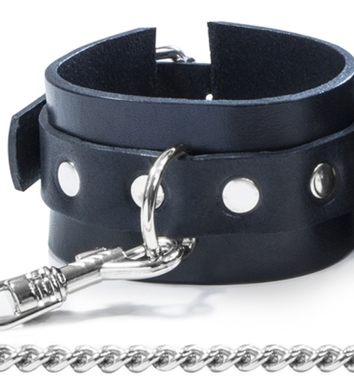 Kajdanki męskie skórzane