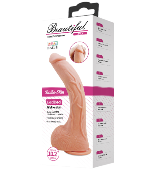 Rosły realistyczny penis z cyberskóry