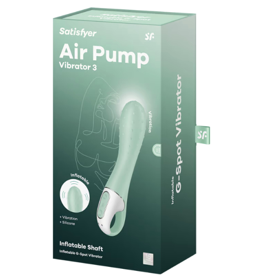 Pompowany miętowy wibrator Air Pump 3