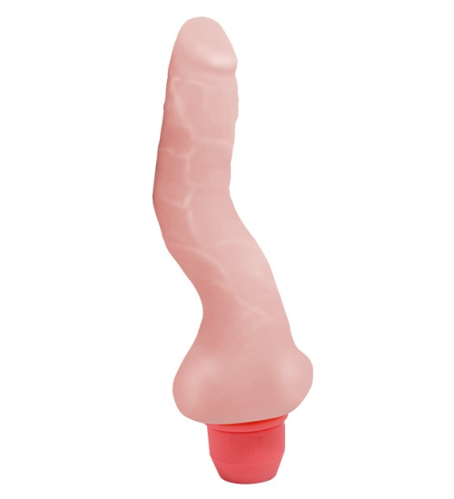 Smukły wibrator z kręgosłupem