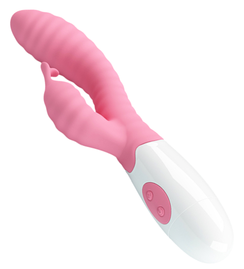 Ekskluzywny wibrator ze stymulatorem łechtaczki