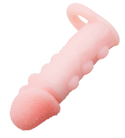 Nakładka na penisa i jądra z wypustkami