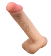 Grube dildo z kręgosłupem 