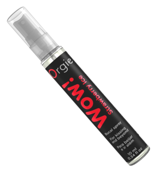 Chłodzący truskawkowy spray do ust - Orgie WOW!
