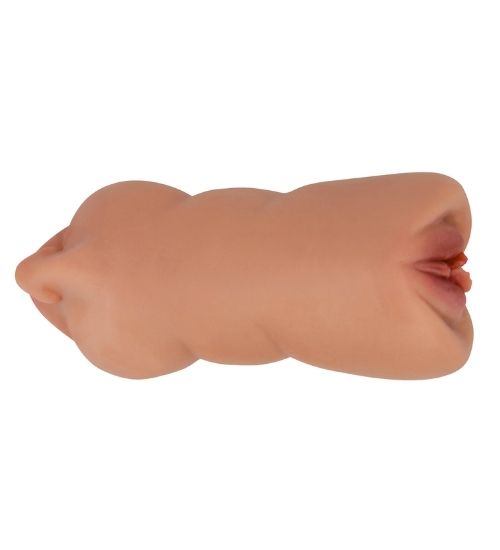 Realistyczny masturbator 2w1 pochwa i usta kobiety