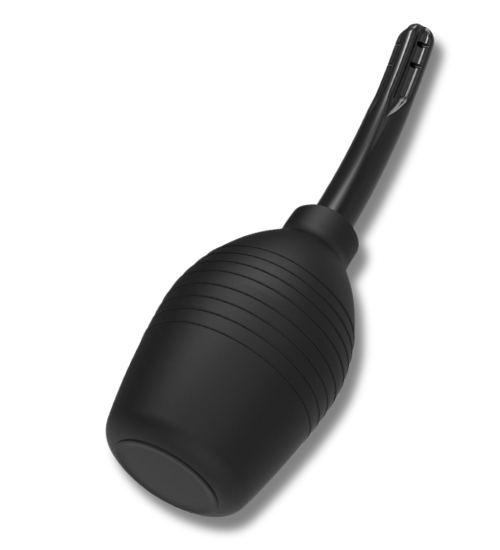 Czarna gruszka analna 310 ml