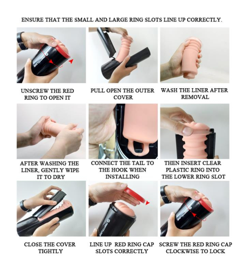 Automatyczny masażer z ruchem posuwistym