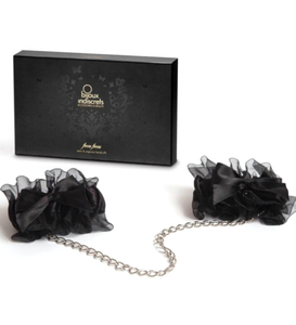 Piękne satynowe kajdanki - Bijoux Indiscrets