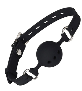Knebel zniewolenia z silikonową kulką