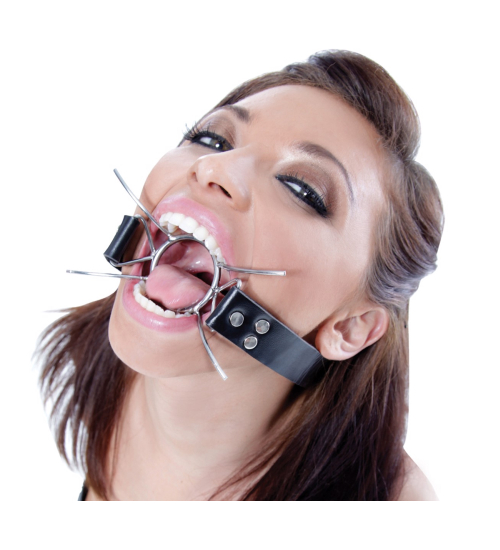 Knebel BDSM - otwarte usta