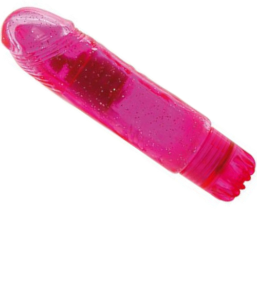 Mini wibrator brokatowy