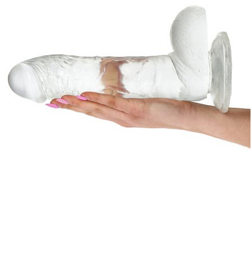 Potężne żelowe dildo