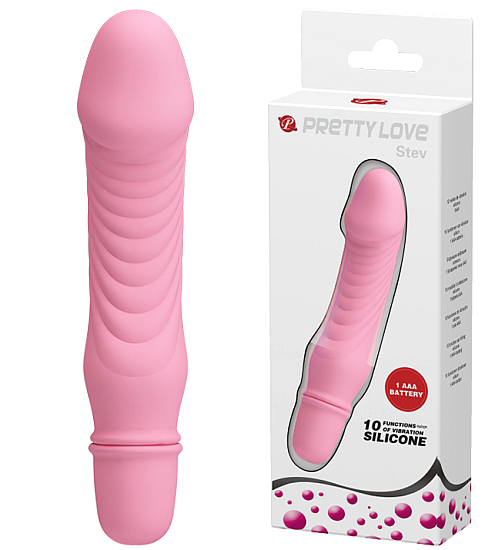 Uroczy różowy penis - 10 wibracji