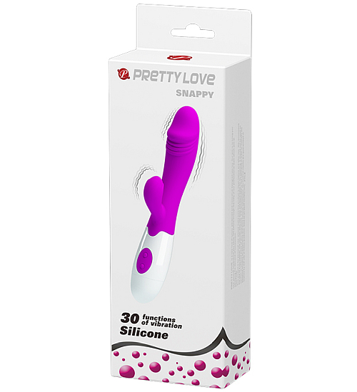 Wibrator ze stymulatorem - 30 wibracji