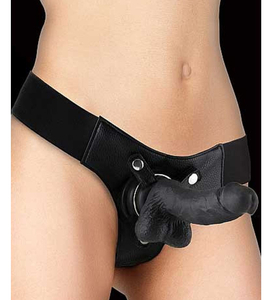 Uprząż z odpinanym sztucznym penisem 