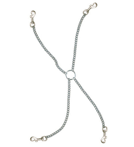 Łańcuch z karabinkami na kole